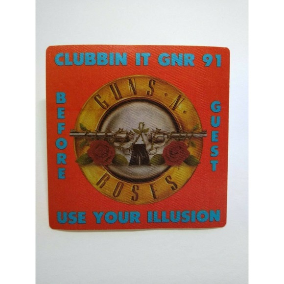 Guns N Roses Use Your Illusion Backstage Pass Original 1991 Hard Rock Concert - Picture 2 of 3